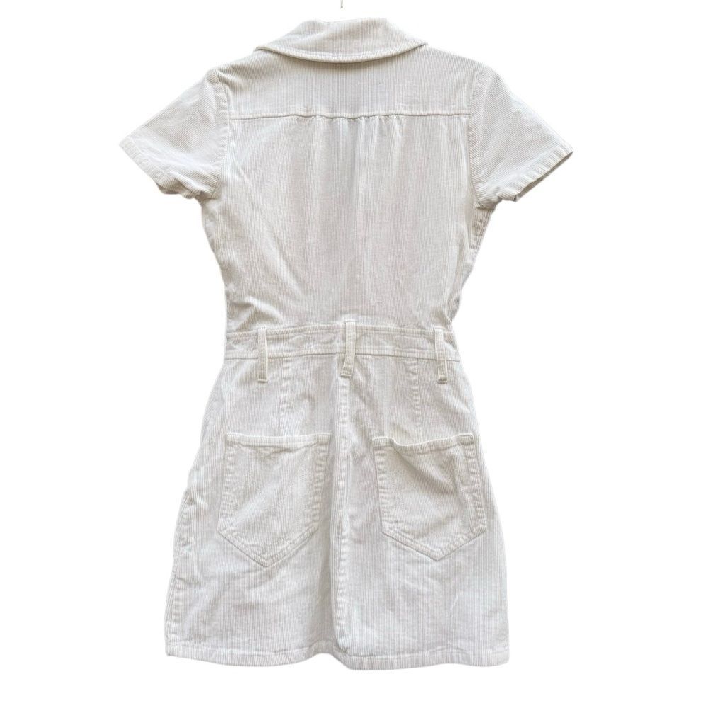 Show Me Your Mumu Women's Outlaw Corduroy Mini Dress in Cream No Belt Size Small - Picture 5 of 7
